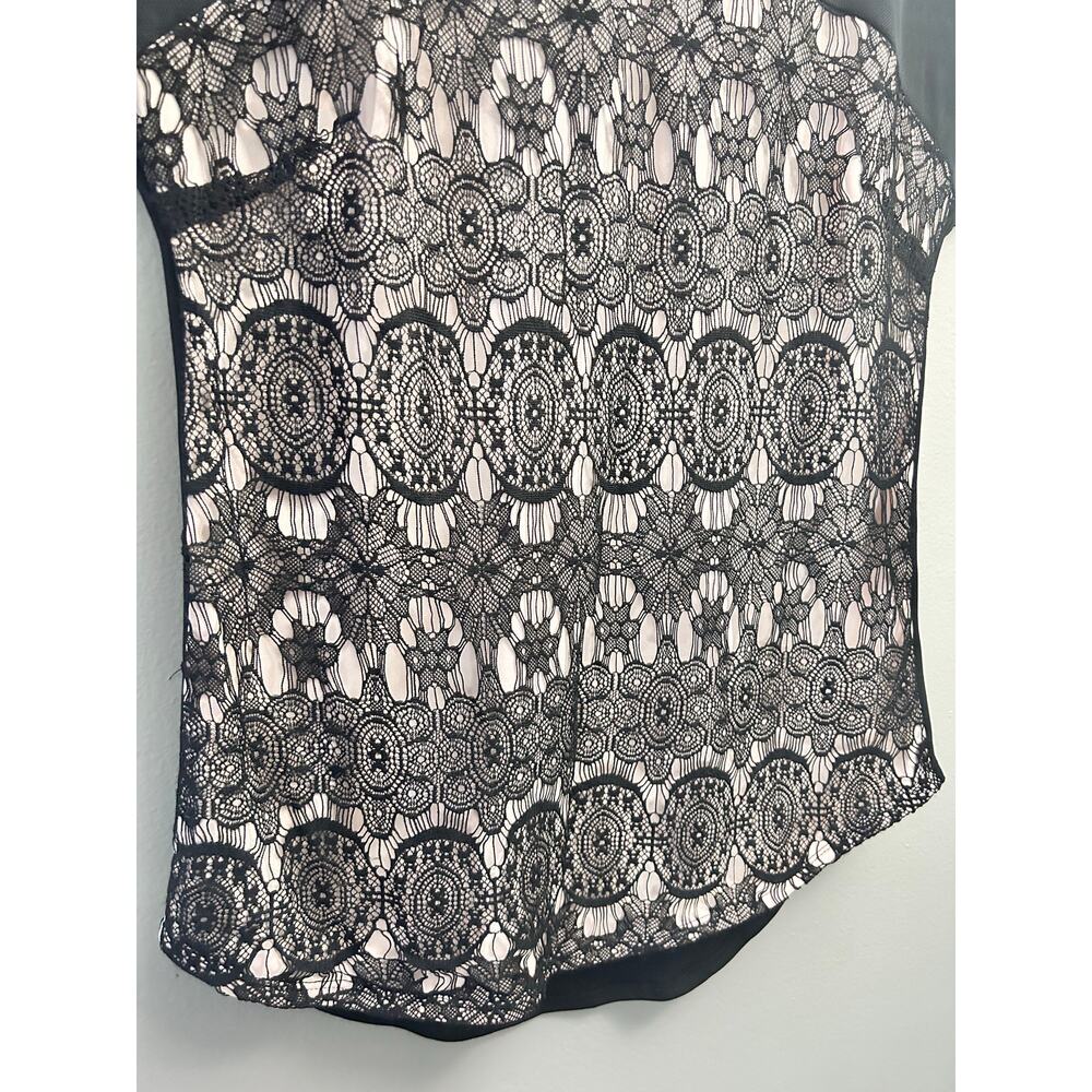 PerSeption Concept Elegant Beaded Gemstones Accent Top Sz S - Picture 4 of 6